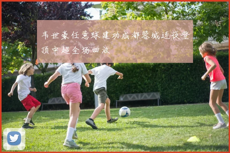 韦世豪任意球建功成都蓉城连夜登顶中超全场回放